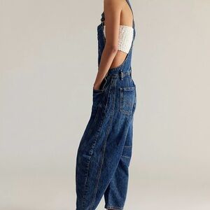 We The Free Good Luck Barrel Overalls